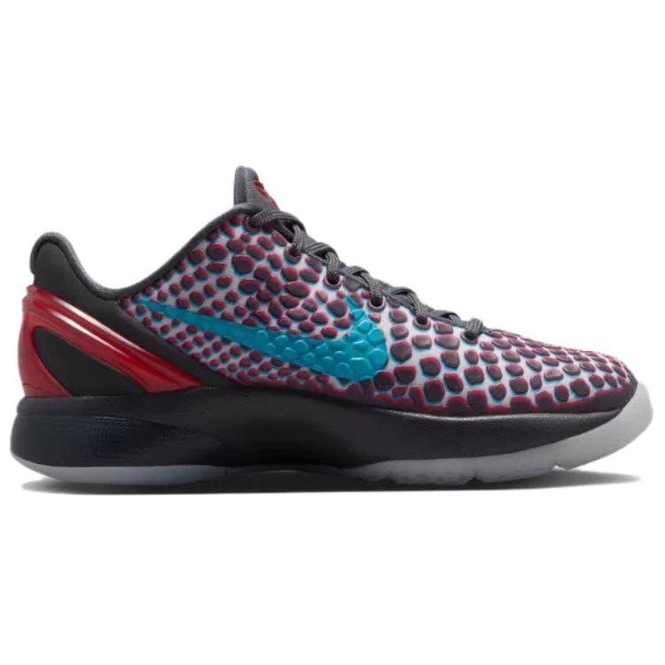 Nike Кроссовки для детей Zoom Kobe 6 Protro GS 3D All-Star Мультиколор Темно-серый Хлоро-синий Смелый-красный HM4824-002