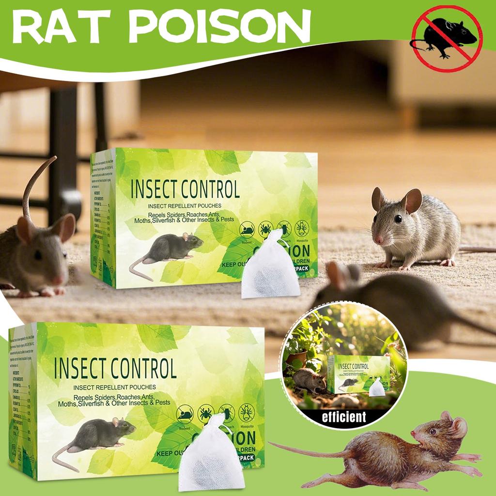 12 Pack Peppermint Oil For Mice Rats Squirrel Indoor & Outdoor Use, Natural Rat Mouse Deterrent Family & Pet Safe