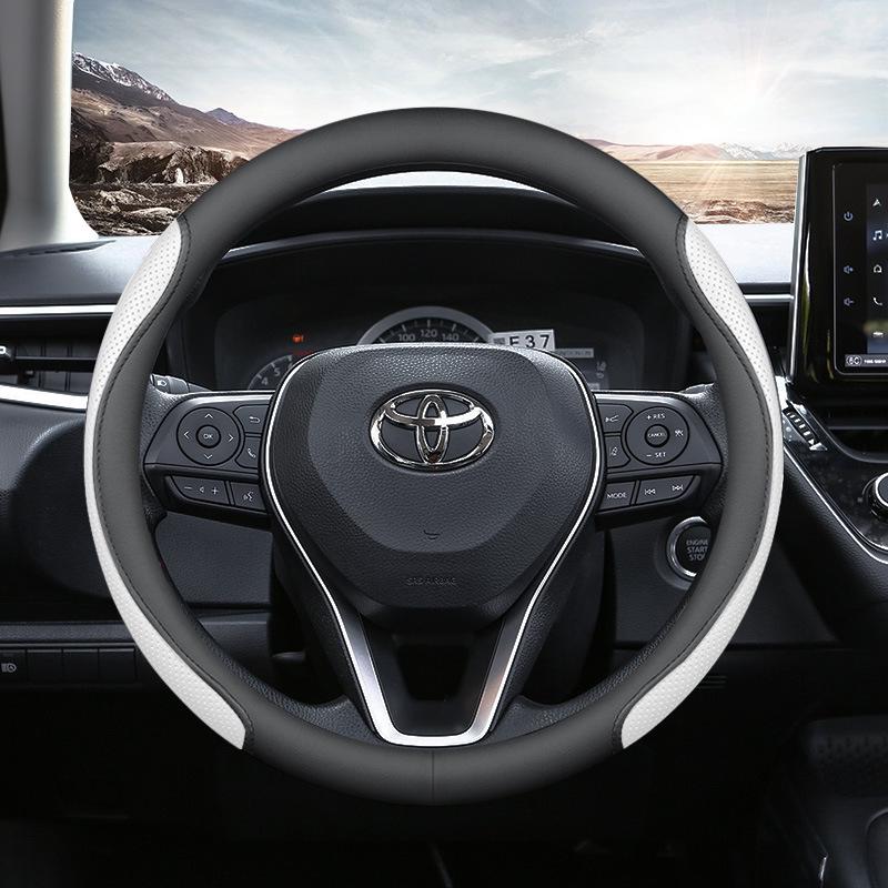 Совместимая с Toyota оплетка рулевого колеса для Frontlander, Corolla, Levin, RAV4, Velanda, Highlander