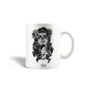 Ceramic Mug - MANIACASE - Skull - White - 30cl - Dishwasher Safe