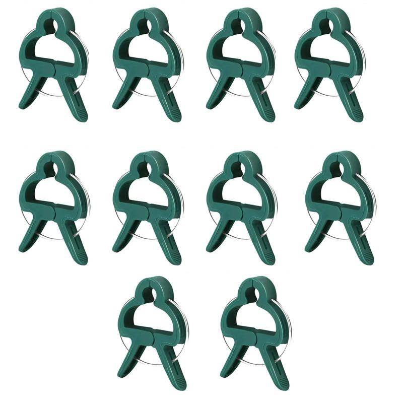 10/20PCS Adjustable Plant Fixed Clips Reusable Greenhouse Bracket Fixing Stems Flower Vine Tomatoes Fastener Garden Tool
