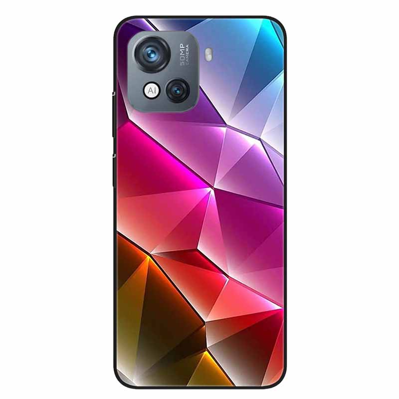 For Blackview Oscal C80 Case C 80 Marble Printing TPU Silicon Soft Phone Covers for Oscal C80 OscalC80 Back Cases Black Shells