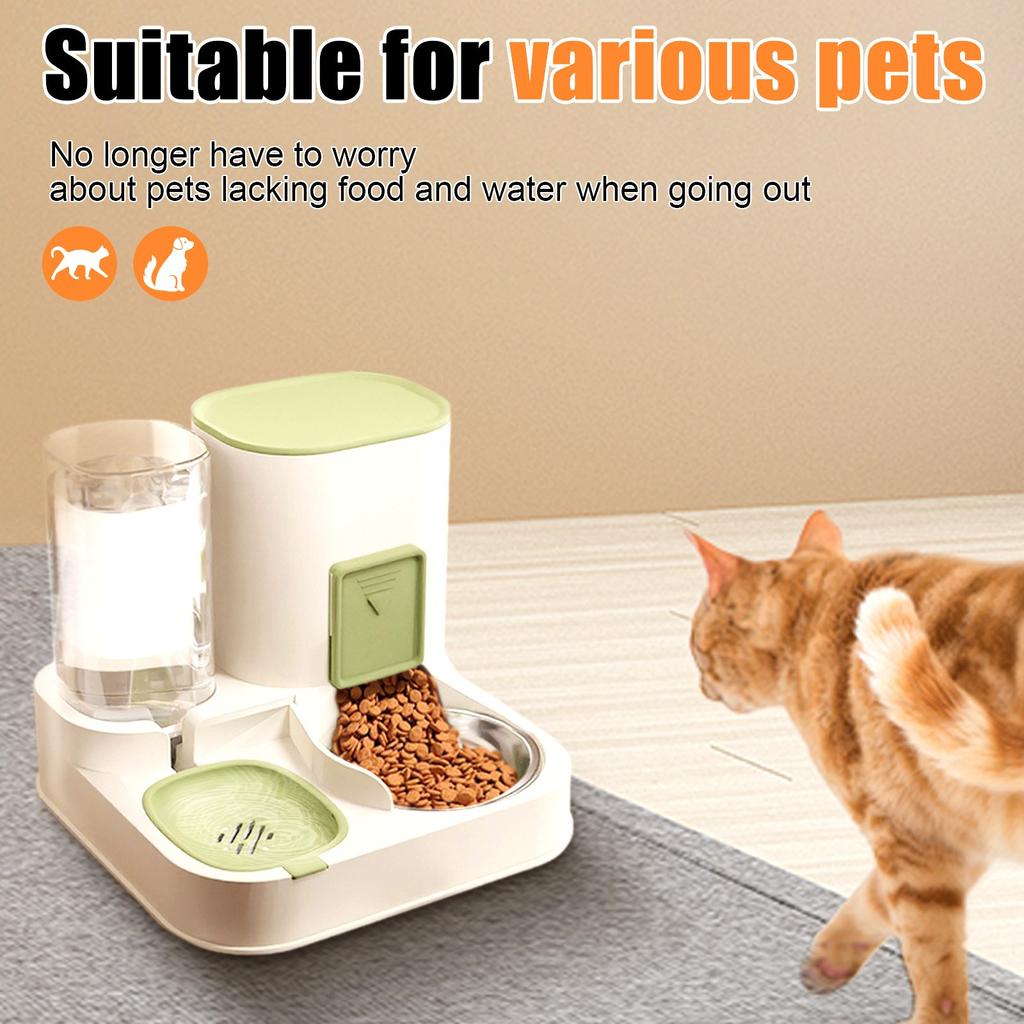 Автоматическая кормушка и поилка для домашних животных, автоматический набор для кормления кошек и собак малых и крупных пород