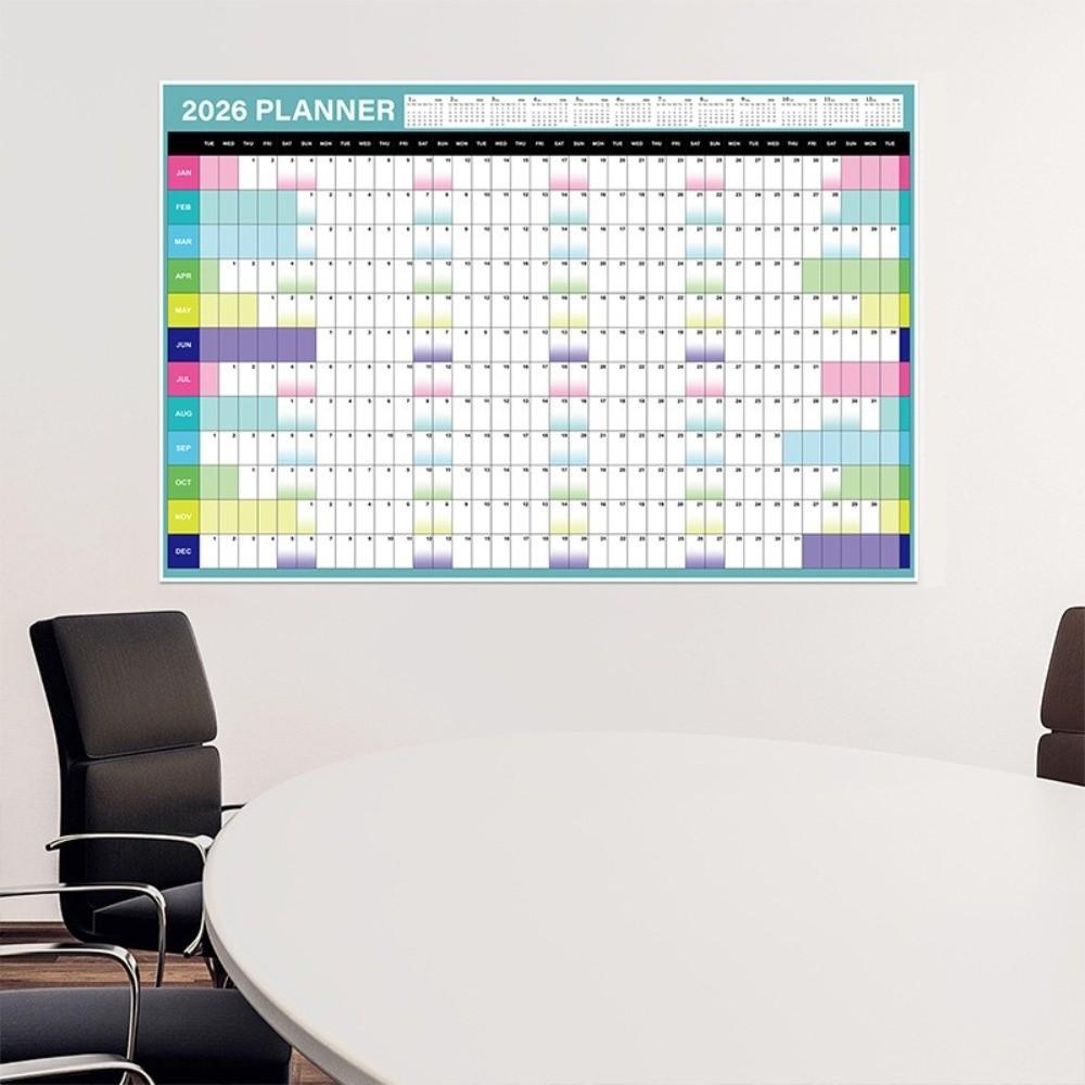 Годовой планер Календарь Планер Лист 2026 Годовой Планер Лист Настенный Календарь Дом Офис