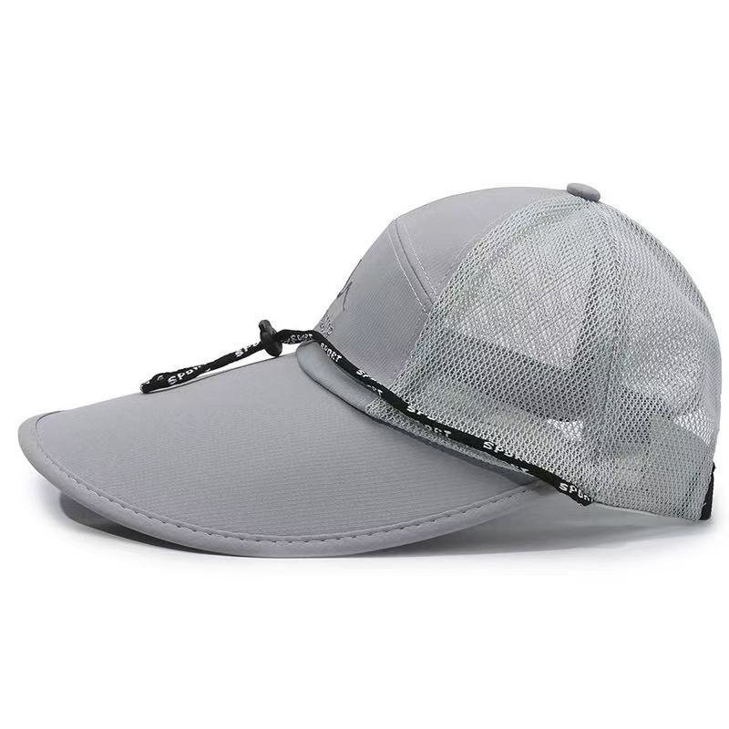 Sun hat men's summer outdoor riding sun protection large brim duck tongue breathable men's sun hat cycling mountaineering