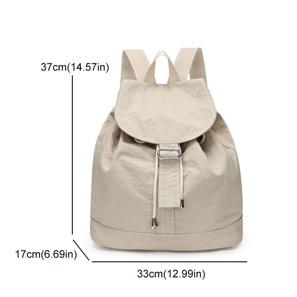 Lightweight Travel Backpack Korean Style Student Schoolbag Simple Drawstring Backpack Outdoor