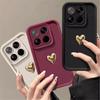 Роскошный 3D чехол-сердечко из мягкого силикона для Honor 400 Smart 200 300 100 90 80 70 60 50 Pro SE Lite, матовый, с задней крышкой