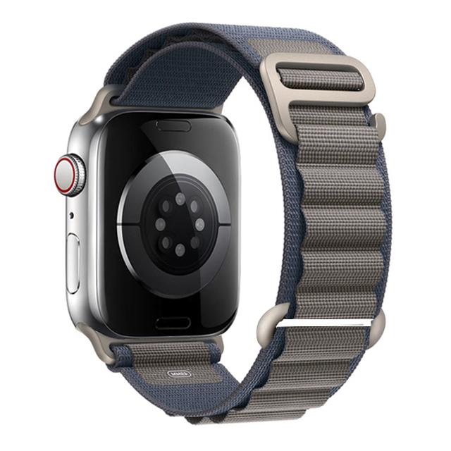 Ремешки для Apple Watch Ultra 3 ремешок 49мм 45мм 46мм 42мм 44мм 41 40мм Нейлоновый Альпийский браслет ремешок iwatch Серия 11 10 9 8 7 6 SE