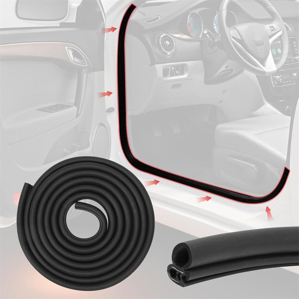 2X Rubber Door Weatherstrip Seals Set Fits For Chevrolet Suburban C/K 1500 2500