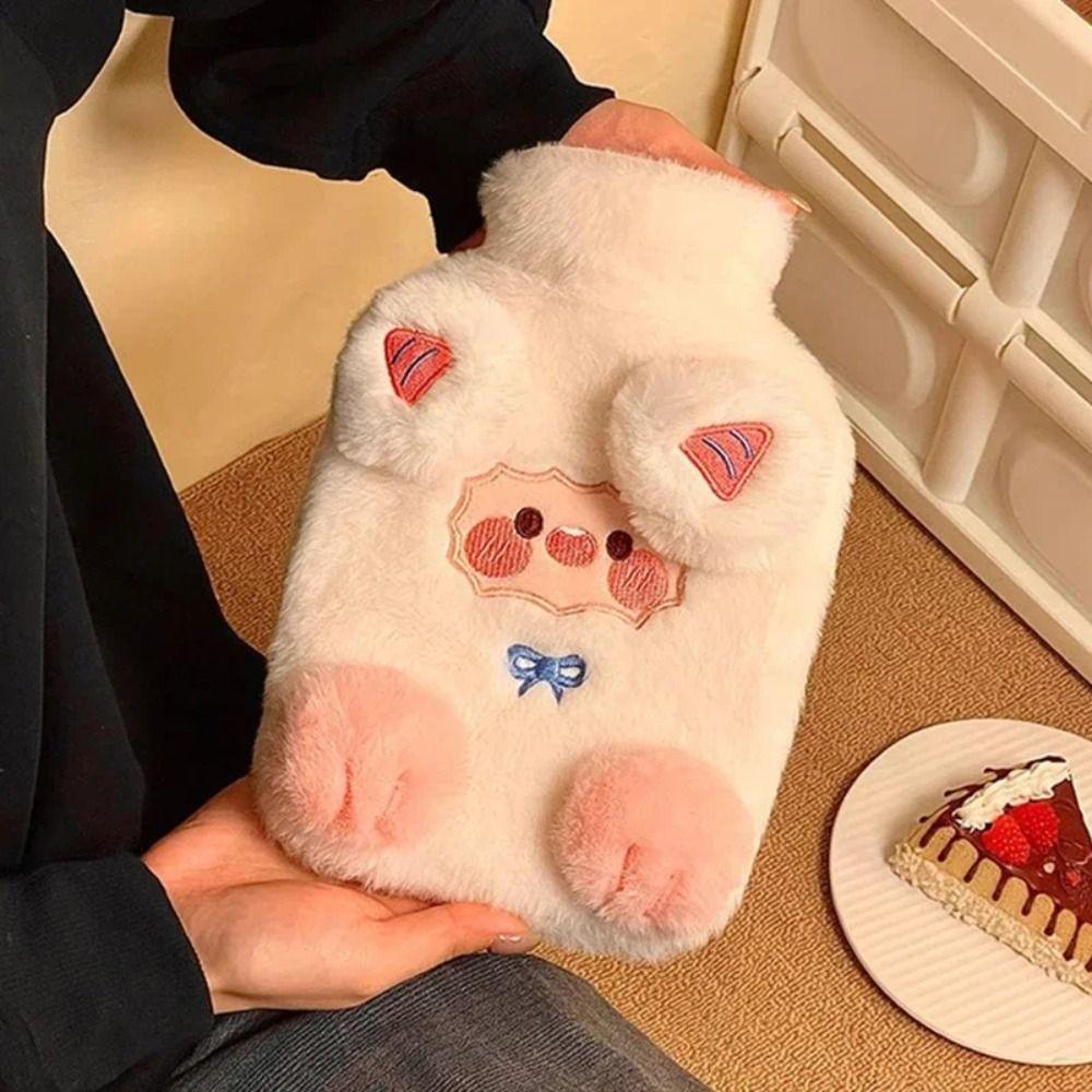 Cartoon Hot Water Bottles Lamb Pattern Water-filling Bottle Warming Products Belly Warmer Gifts
