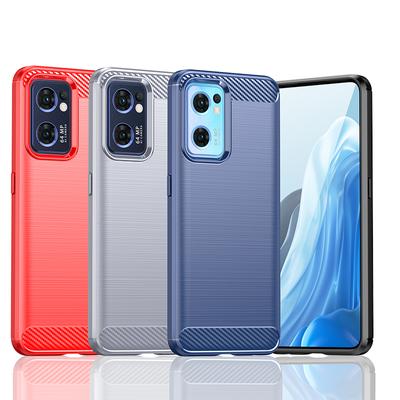 Для чехла Oppo Find X5 Lite Чехол для Oppo Find X5 Lite X5Pro Бампер Силиконовый чехол из углеродного волокна для Oppo Find X5 Lite Чехол