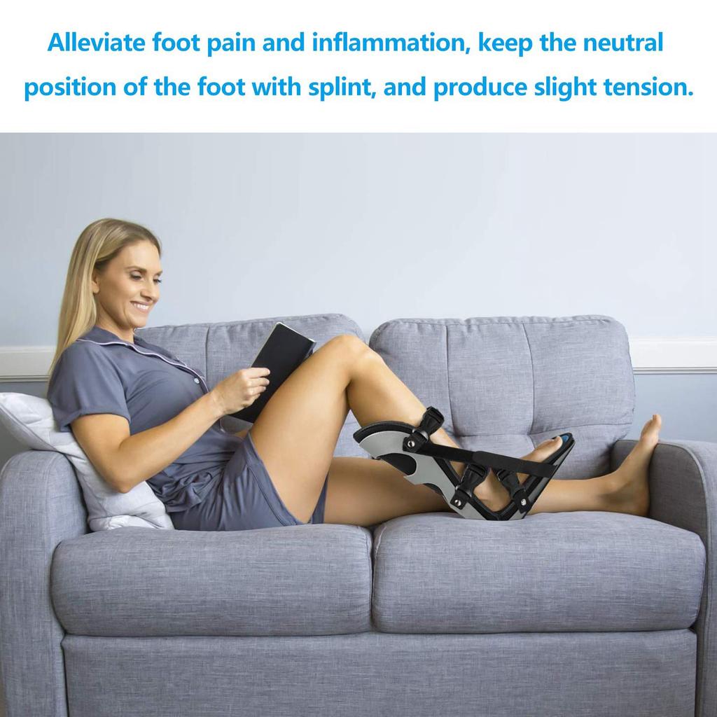 Ночная ортезная шина при плантарном фасциите, ботинок-поддержка стопы, бандаж при тендините для растяжения фасции, сухожилия и икроножной мышцы, пяточной кости, L