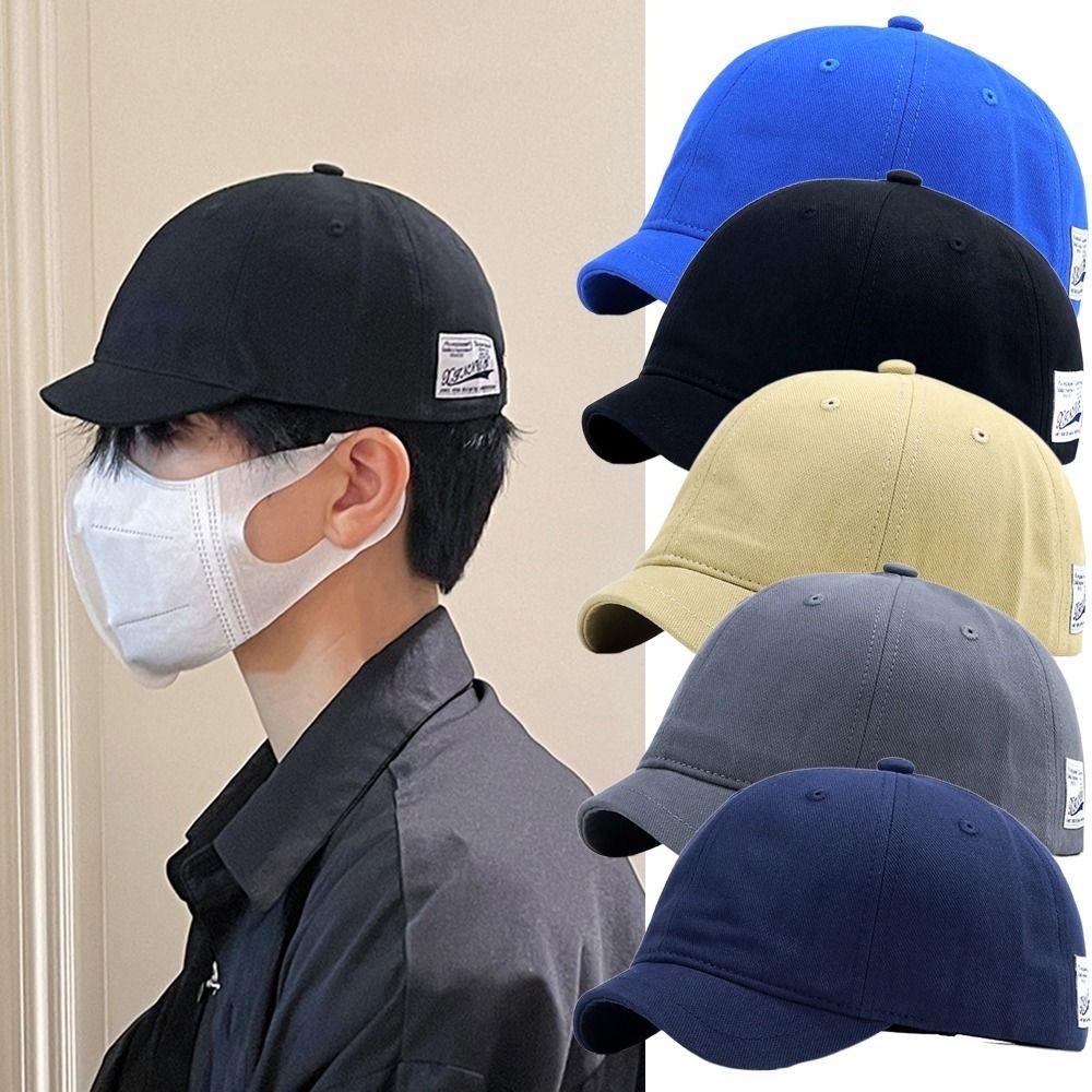 Adjustable Dad Hat Short Brim Low Profile Caps Casual Sunscreen Hat Men Women