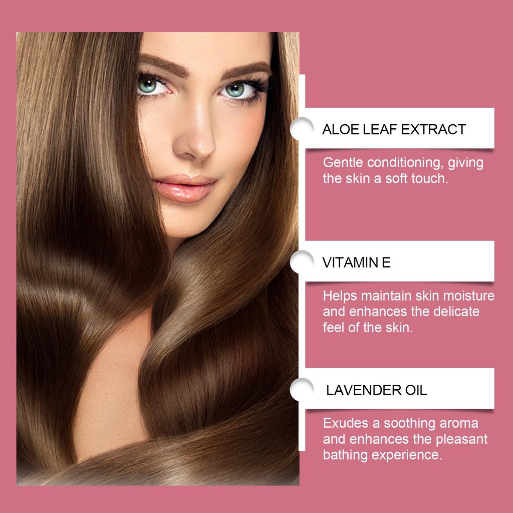 4-piece Spa Travel Set Soothes The Skin And Provides Skin Care. Lavender Is A Must-have For Travel 220ml