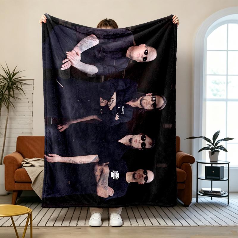 Bohse Onkelz Soft and comfortable flannel Suitable for sofas living rooms outdoor camping travel and also makes a great anniversary gift