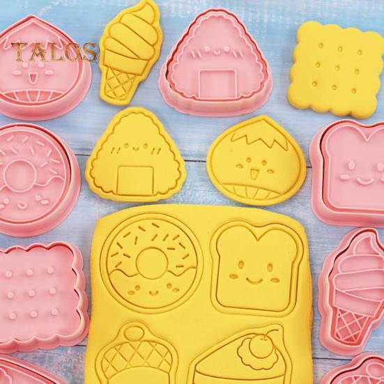 8 шт., форма для печенья, рождественская мультяшная форма для печенья, милые изысканные формочки для печенья «сделай сам», для домашнего фестиваля