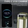Multifunctional Camping Lantern 4-Leaf Foldable Rechargeable Lantern Emergency Light  Camping