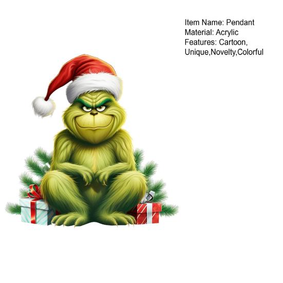 Хэллоуин Мультяшный Подвеска Украшение Зеркала Заднего Вида Автомобиля Милый 2D Акриловый Брелок Подвеска-Качалка Рюкзак Телефонная Сумка Рождественский Подарок