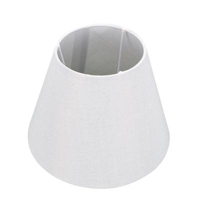 NUOLUX E27 Базовый абажур из мешковины, 23 x 23 x 18 см, Тканевый абажур в форме бочки для настольной лампы, для гостиной и спальни
