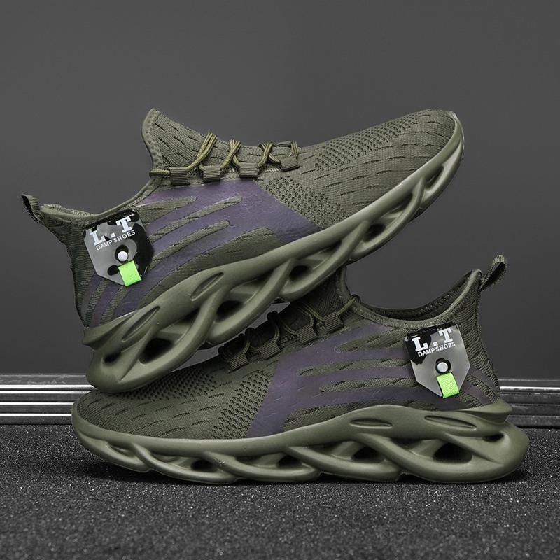 Yrzl Athletic Training Shoes For Men Lightweight Breathable Casual Non Slip Outdoor Walking Shoes Mens Athletic Training Shoes