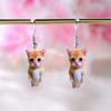  Серьги-подвески в виде забавного хомяка, серьги-подвески в виде коровьей мускулатуры, акриловые серьги в виде животных для повседневной носки