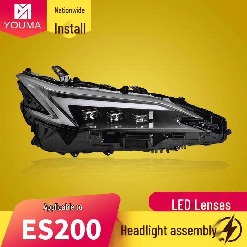 Светодиодная матричная фара Lexus ES 18-24 с тремя линзами в сборе