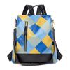 Contrast Color Backpack Women Large Capacity Travel Backpack