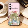 Милый Чехол-Телефон Для Samsung Galaxy A73,A72,A71,A70,A53,A52,A51 С Изображением Кролика Питера, Мягкий Силиконовый Черный Чехол