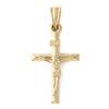 Goods K18 18K Gold Cross Christ Gold Pendant Top X [Happy Shop] (Small) 24.0mm 15.3mm