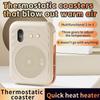 Electric Cup Warmer Thermostatic Heating Coaster 3-speed Adjustment Coffee Mug Warmer Cup Warmer For Beverage Tea Milk