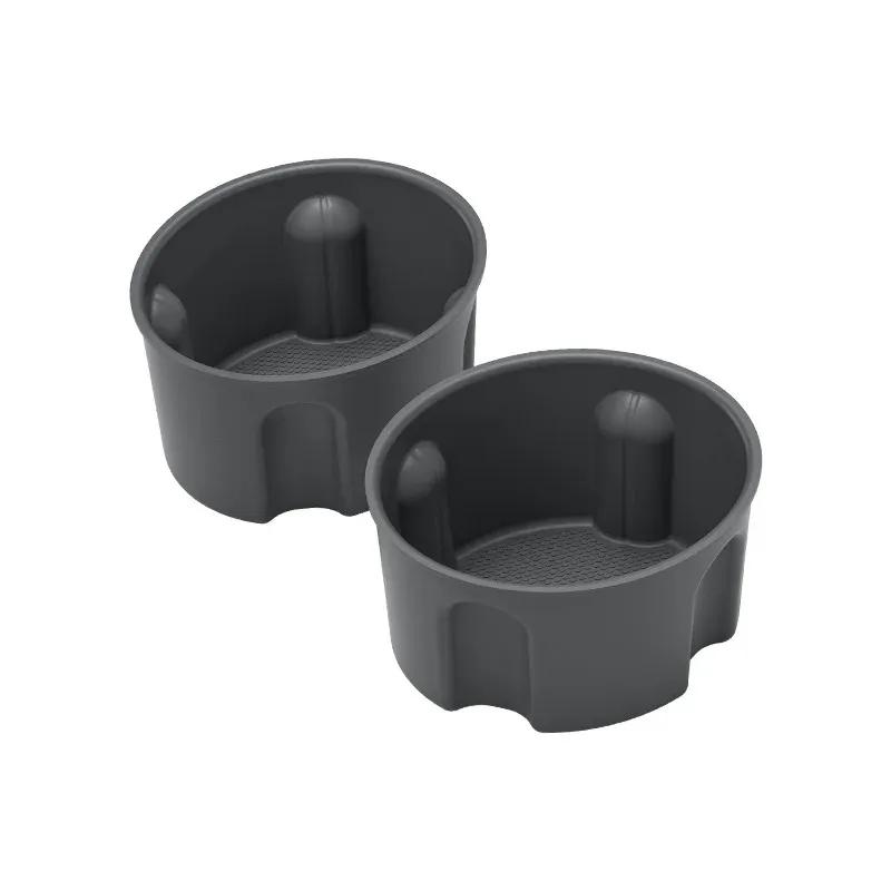 For Tesla Model YL 2025 Car Silicone Three Drain Cup Cover Beverage Holder Storage Slot Modification Car Sticker