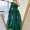 Y9360 2025 Beaded Light Luxury One-Shoulder Bodycon Fishtail Evening Dress for Women