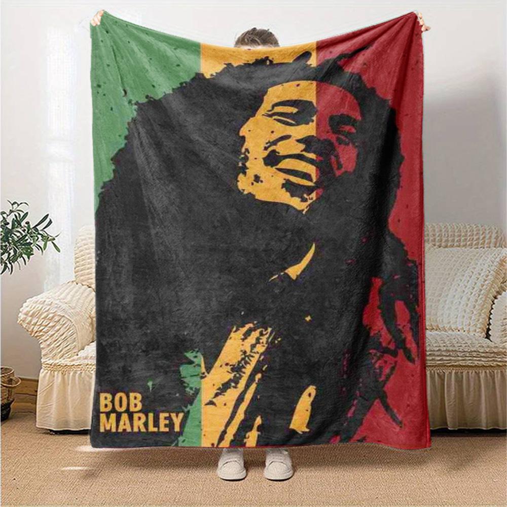 Bob Marley Blanket Soft Warm Cozy Great for Bed Couch Office Chair for All Seasons Modern Perfect Gift for Relatives and Friends