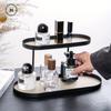 Homlly Lako Double Tier Desk Display Storage Tray Rack