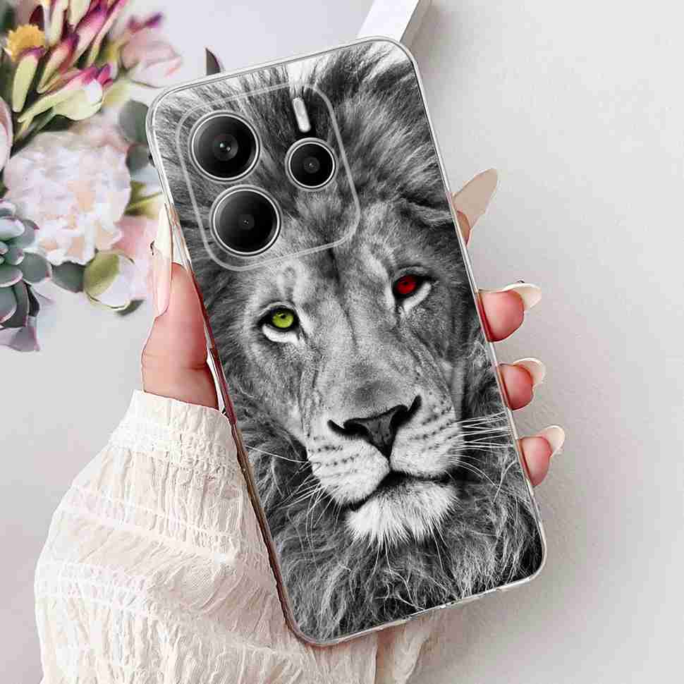 Чехол для Xiaomi Redmi Note 14 Pro 5G, красивый чехол с цветочным сердцем, мягкий силиконовый корпус для Redmi Note 14 Note14 4G, чехол
