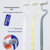 S-shaped Vertical Toothbrush Family Pack: Soft Bristles, Tongue and Gap Cleaning, Gum Protection for Adults.