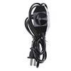 White/Black Lamp Power Cord W Dimmer Switch Ac 220V/110V Us Plug