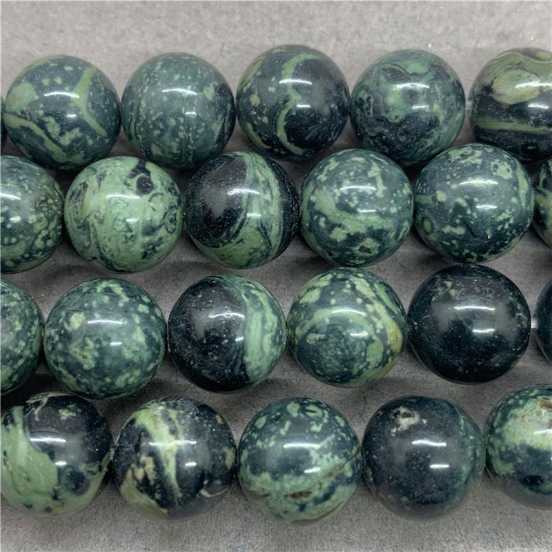 Натуральный драгоценный камень Круглый камень хризоколла свободные бусины для изготовления ювелирных изделий