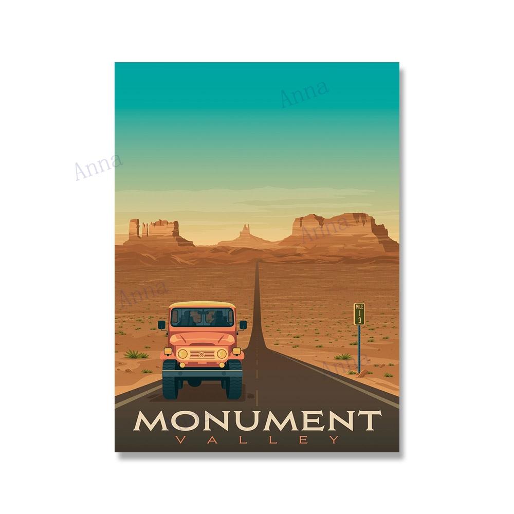 Нью-Йорк Бостон Гавайи Озеро Тахо Чикаго дорожный постер настенный художественный принт холст живопись скандинавские постеры и принты настенные панно