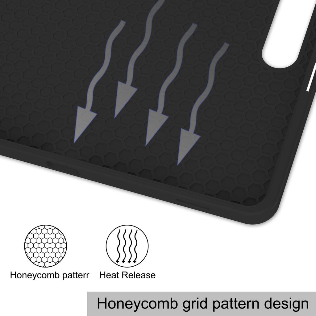 For Samsung Galaxy Tab S10+ Case PU Leather+TPU Trifold Stand Tablet Cover with Pencil Holder