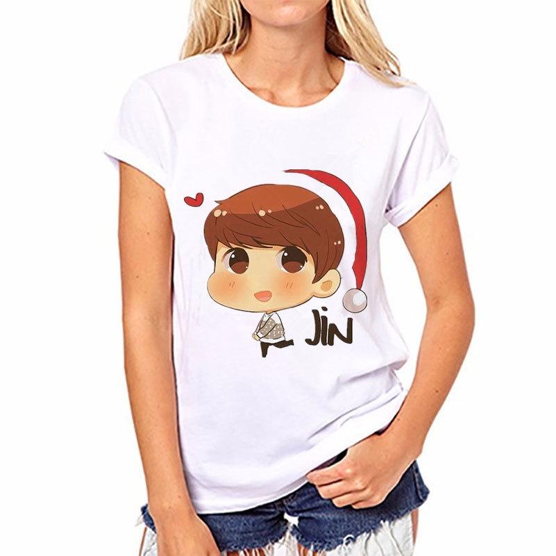 Bts Kpop Bangtan Boys Short Sleeve Women Tops Tshirts Jin Jimin Suga Rm Jhope