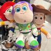 Новые Игрушки История Игрушек Вуди Базз Лайтер Джесси Мягкие Игрушки Мультяшные Плюшевые Куклы Подвеска на Рюкзак Игрушки для Украшения Сюрприз Подарки