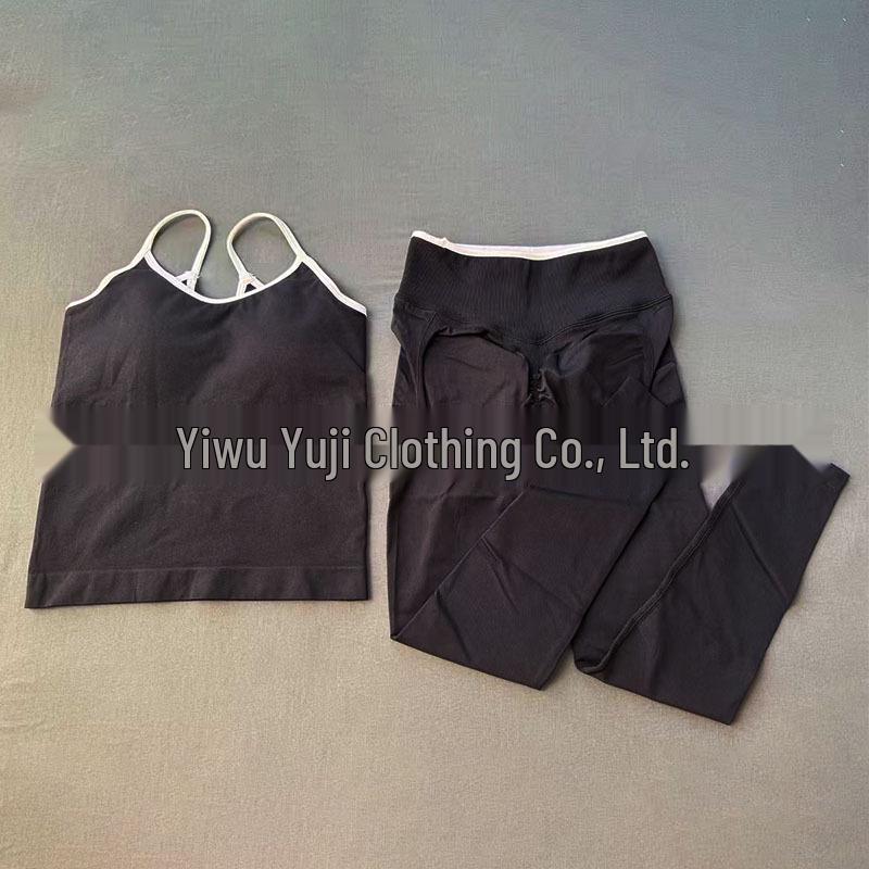 Женский бесшовный спортивный костюм для йоги TEVEO с цветовыми блоками: Быстросохнущая одежда для фитнеса с красивым дизайном спины.