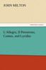 Книга L'Allegro, Il Penseroso, Comus, and Lycidas