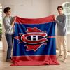 Maple Leaf Hockey Logo Blanket Print Blanket Soft and Cozy Perfect for the Living Room Bed Sofa or a Nap,gift