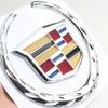 ABS Накладка на центральную эмблему передней решетки автомобиля для Cadillac SRX ATS XTS Передняя задняя крышка багажника Наклейка Декор Внешние аксессуары