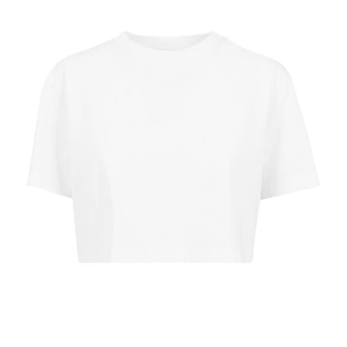 T-Shirt Oversized - Urban Classics - Blanc - 100% Coton - Manches Courtes - Femme