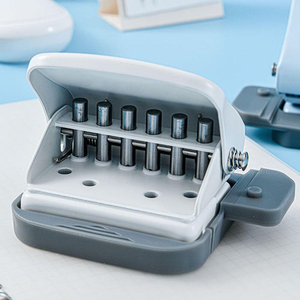 Manual Binding Loose-leaf Punch DIY Scrafts DIY Hole Punch 6-hole Paper Punch Office Supply