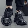 2025 New Large Size Platform Sneakers Men's Fashion Trend Dad Shoes Breathable Four-season Men's Shoes