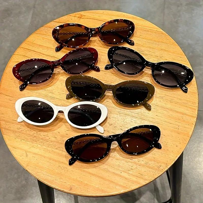 Солнцезащитные очки Y2K «кошачий глаз» для женщин и мужчин, ретро-желейные модные декоративные очки, реквизит для пляжной вечеринки в клубе